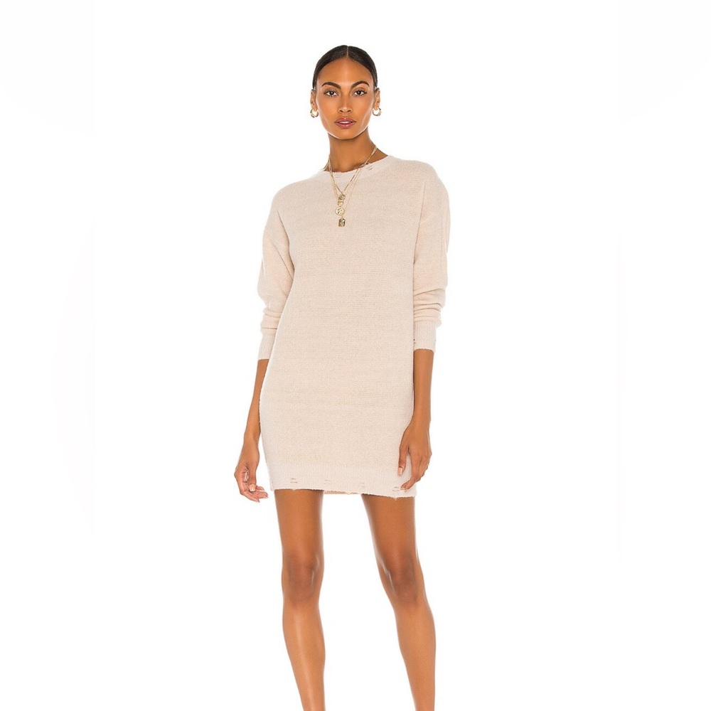 Revolve Line and Dot Sweater Dress